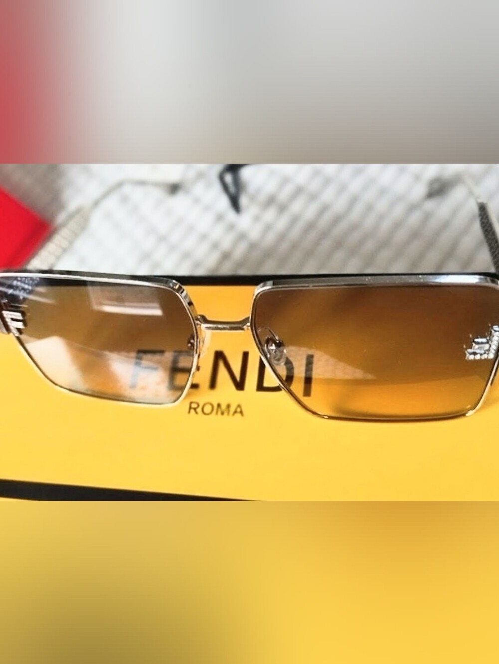 Full Inclusion! FENDI FIRST Crystal FF Sunglasses - Picture 2 of 6